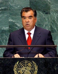 Emomali Rahmon, Presidente del Tagikistan